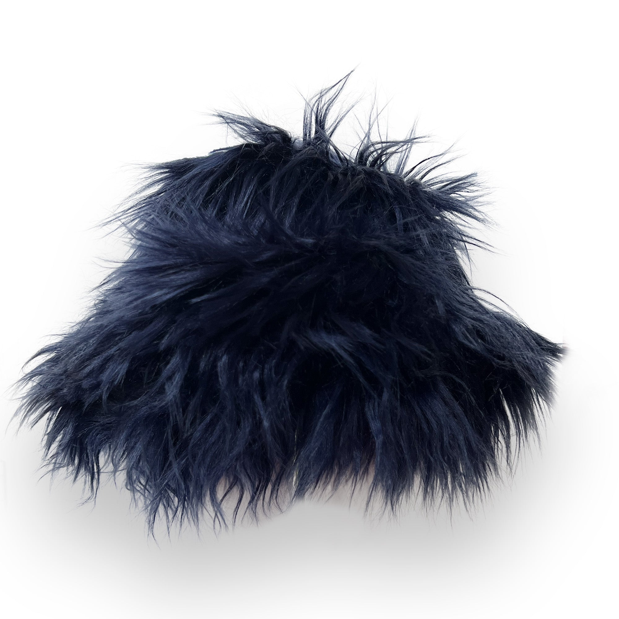 FAUX FUR HAT - NAVY MONSTER