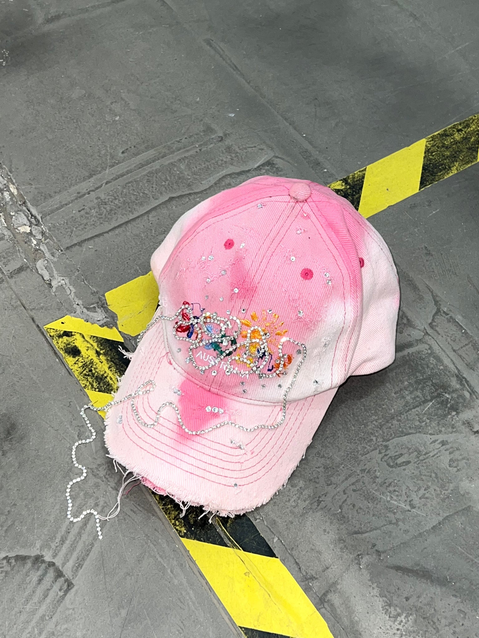 UPCYCLED CAP - PINK FLOSS